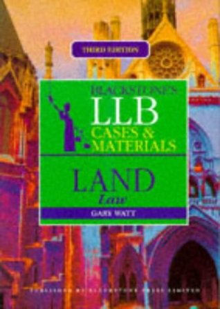 [cc560] #R.e.a.d@ LLB Cases and Materials: Land Law (Blackstones LLB Cases & Materials) - Gary Watt #P.D.F!