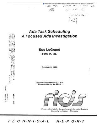 [0c5f5] !F.u.l.l.# #D.o.w.n.l.o.a.d~ ADA Task Scheduling: A Focused ADA Investigation - National Aeronautics and Space Administration *PDF!