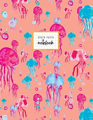 [a534b] *Read~ Graph Paper Notebook: Coral Pink and Blue Nautical Journal to Write In, School Notebook, Square Grid Journal, Classic, 8.5 X 11 -  ^P.D.F@