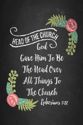 [64b97] ^Download# God Gave Him to Be the Head Over All Things to the Church: Names of Jesus Bible Verse Quote Cover Composition Notebook Portable -  ~ePub~