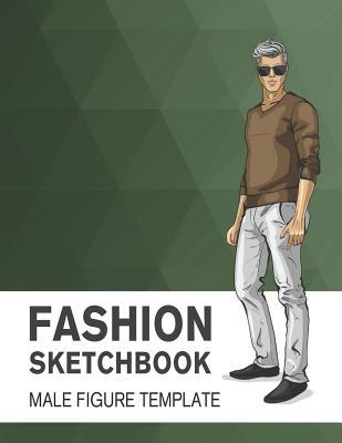 [34d2c] !R.e.a.d~ *O.n.l.i.n.e% Fashion Sketchbook Male Figure Template: Easily Sketch Your Fashion Design with Large Male Figure Template - Lance Derrick @ePub@