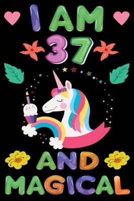 [b0a00] ^Download% I am 37 And Magical: Happy Magical 37th Birthday Notebook & Sketchbook Journal for 37 Year old Girls and Boys, 100 Pages, 6x9 Unique B-day Diary, blank Composition Book with Unicorn Rainbow Stars Cover, Birthday Gift - Sun Moon Publishing *e.P.u.b^