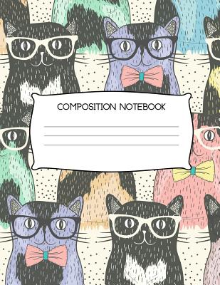 [9650f] %F.u.l.l.^ #D.o.w.n.l.o.a.d* Composition Notebook: Wide Ruled Paper Journal Notebook - Blank Back to School Lined Workbook - Students Teens Home School College - 8.5 x 11 Cat Print -  *P.D.F%
