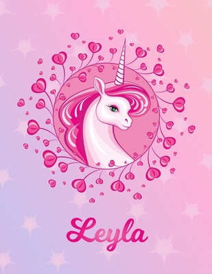 [e49b7] !R.e.a.d@ @O.n.l.i.n.e! Leyla: Unicorn Sheet Music Note Manuscript Notebook Paper Magical Horse Personalized Letter L Initial Custom First Name Cover Musician Composer Instrument Composition Book 12 Staves a Page Staff Line Notepad Notation Guide Compose Write Songs - Unicornmusic Publications !ePub@