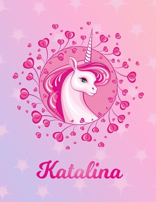 [3295d] !Read# Katalina: Unicorn Sheet Music Note Manuscript Notebook Paper Magical Horse Personalized Letter K Initial Custom First Name Cover Musician Composer Instrument Composition Book 12 Staves a Page Staff Line Notepad Notation Guide Compose Write Songs - Unicornmusic Publications %P.D.F^