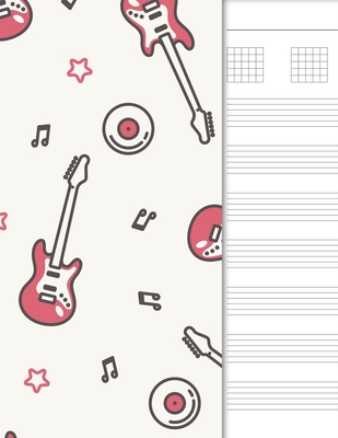 [1de42] *Download@ Guitar Tab Notebook: 6 String Chord and Tablature Staff Music Paper, Electric Guitar Cover - Amadeus Publications *ePub^