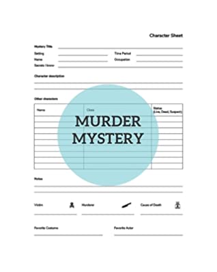 [116f5] ^Read~ Murder Mystery: Create your secrets of murder - Chudy Design Promotion !e.P.u.b#